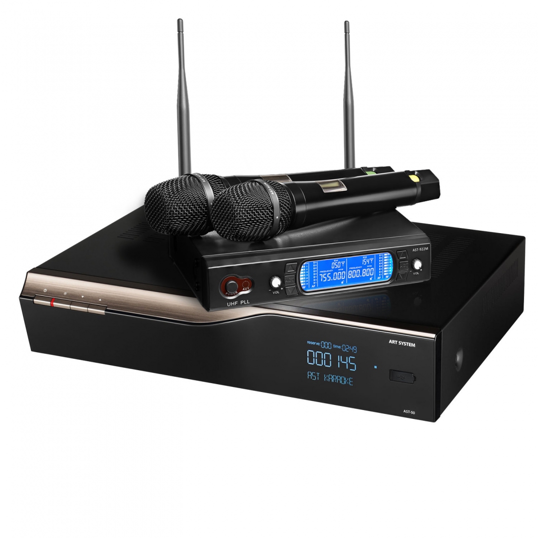 караоке-комплект AST-50 c микрофонами в Пласте