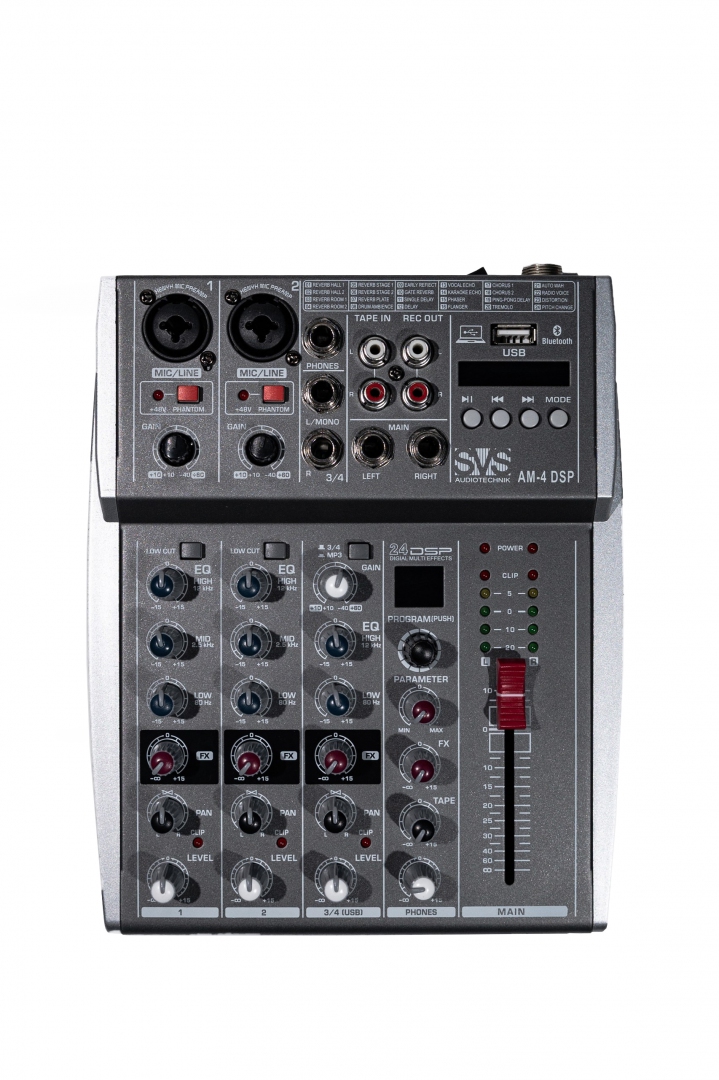 SVS Audiotechnik mixers AM-4 DSP Аналоговый микшерный пульт, 4-канала в Пласте