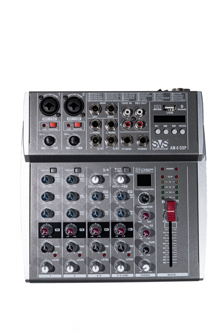 SVS Audiotechnik mixers AM-6 DSP Микшерный пульт аналоговый, 6-канальный SVS Audiotechnik mixers в Пласте