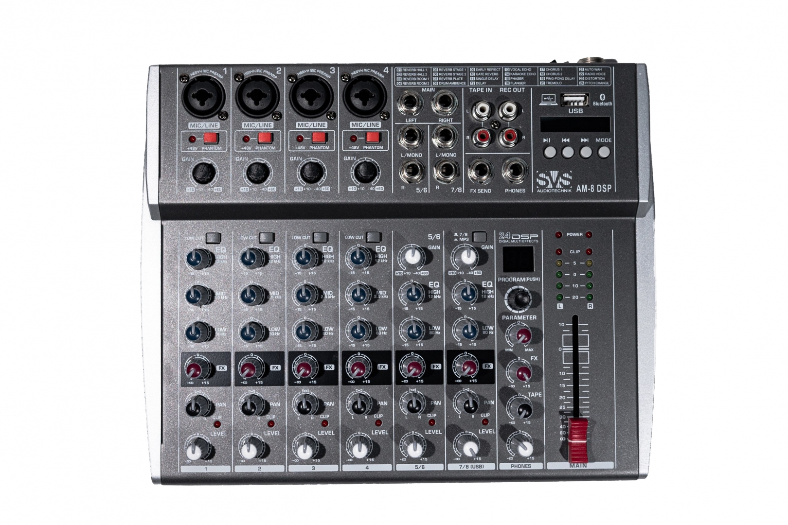 SVS Audiotechnik mixers AM-8 DSP Микшерный пульт аналоговый, 8-канальный в Пласте